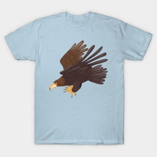 Golden eagle funny cartoon illustration T-Shirt